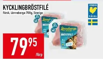 Matdax Lönneberga kycklingbröstfilé erbjuda