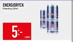 Matdax Powerking energidryck erbjuda