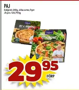 Matdax Dafgårds matpajer erbjuda