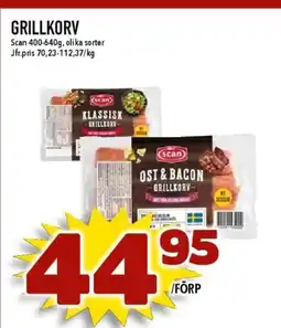 Matdax Scan grillkorv erbjuda