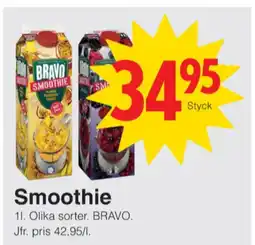 Matöppet Bravo juice erbjuda