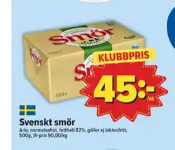 Östenssons Svenskt smör erbjuda