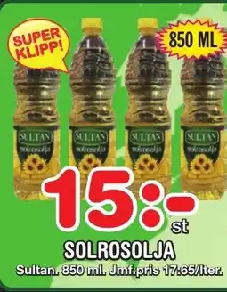 Nya Pulsen SOLROSOLJA erbjuda