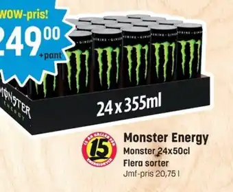 Eurocash Monster Energy erbjuda