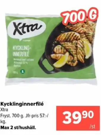 Coop Extra Kycklinginnerfilé erbjuda