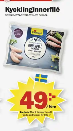 Pekås Kronfågel kycklinginnerfilé erbjuda