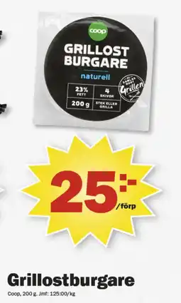 Pekås Coop grillost erbjuda