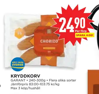 Willys Hemma KRYDDKORV erbjuda