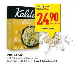 Willys Hemma PASTASÅS erbjuda