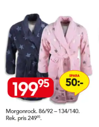Morgonrock 86/92 - 134/140
