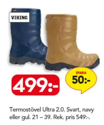 Bo Ohlsson Viking Termostövel Ultra 2.0 21-39 erbjuda