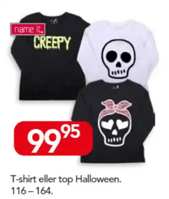 Bo Ohlsson Name it T-shirt eller top Halloween 116-164 erbjuda