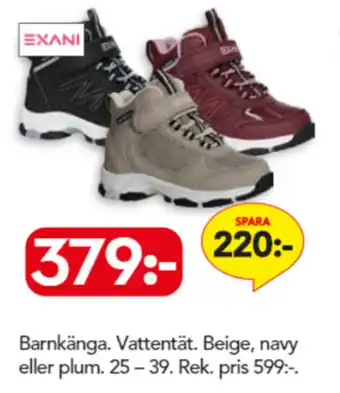 Barnkänga. Vattentät Beige, Navy eller plum 25-39