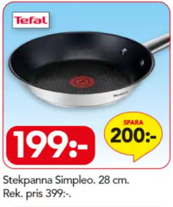 Bo Ohlsson Tefal Stekpanna Simpleo 28cm erbjuda