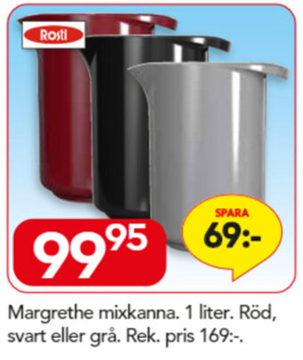 Bo Ohlsson Rosti Margrethe mixkanna 1 liter erbjuda