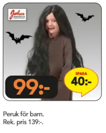 Bo Ohlsson Peruk för barn erbjuda