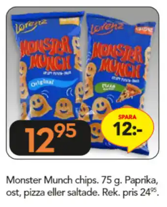Bo Ohlsson Monster Munch chips 75g erbjuda