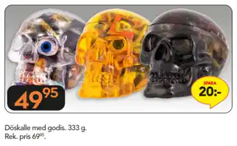 Döskalle med godis 333g