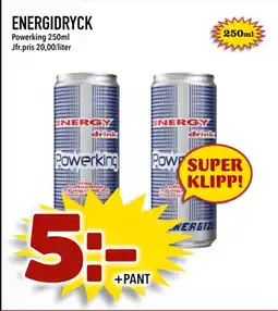 Nya Pulsen ENERGIDRYCK erbjuda