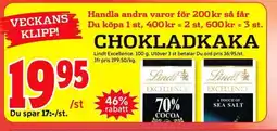 ICA Kvantum CHOKLADKAKA erbjuda