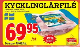 ICA Kvantum KYCKLINGLÅRFILÉ erbjuda