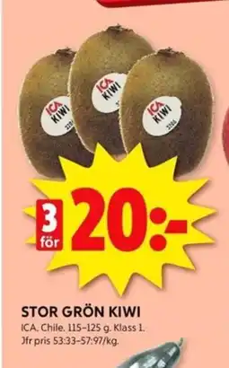 ICA Kvantum STOR GRÖN KIWI erbjuda