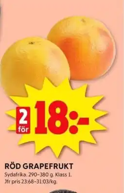 ICA Kvantum RÖD GRAPEFRUKT erbjuda