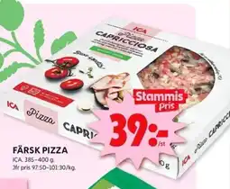 ICA Kvantum FÄRSK PIZZA erbjuda