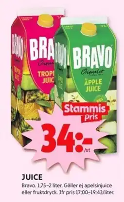 ICA Kvantum JUICE erbjuda