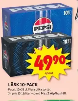 ICA Kvantum LÄSK 10-PACK erbjuda
