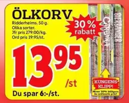ICA Kvantum ÖLKORV erbjuda