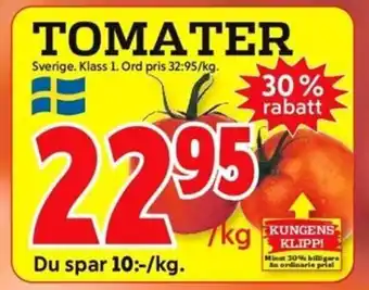 ICA Kvantum TOMATER erbjuda