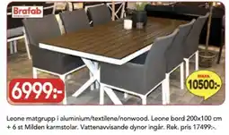 Bo Ohlsson Brafab utemöbler erbjuda