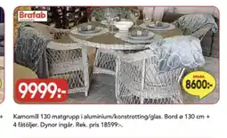 Bo Ohlsson Brafab utemöbler erbjuda