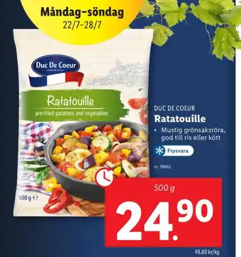 Lidl Duc de coeur färdigrätter erbjuda