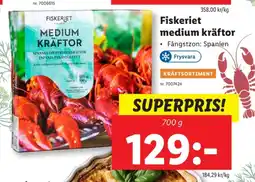Lidl Fiskeriet kräftor erbjuda