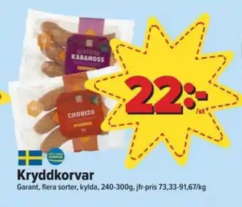 Östenssons Kryddkorvar erbjuda