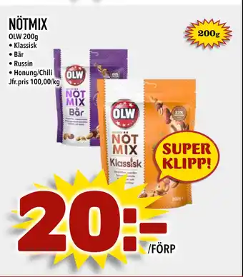 Nya Pulsen NÖTMIX erbjuda