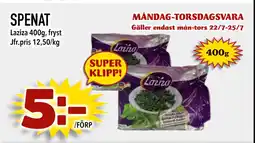 Nya Pulsen SPENAT erbjuda