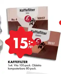 ÖoB KAFFEFILTER erbjuda