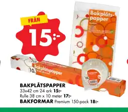 ÖoB BAKFORMAR erbjuda