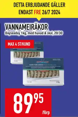 Matdax VANNAMEIRÄKOR erbjuda