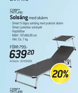thansen Solsäng erbjuda