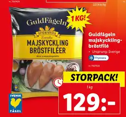 Lidl Guldfågeln majskycklingbröstfilé erbjuda