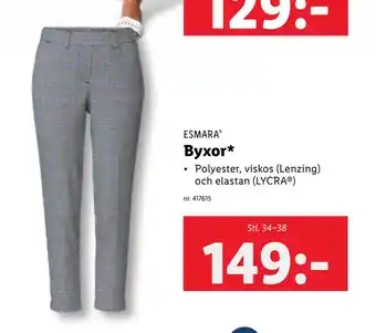 Lidl Byxor erbjuda