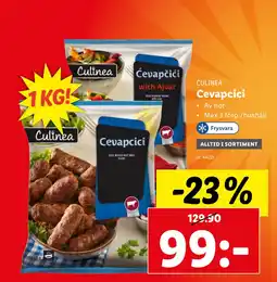 Lidl Cevapcici erbjuda