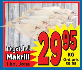 Supergrossen Makrill erbjuda
