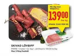 Willys SKIVAD LÖVBIFF erbjuda