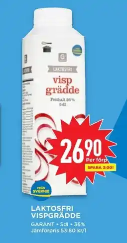 Willys LAKTOSFRI VISPGRÄDDE erbjuda