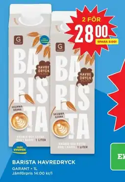 Willys BARISTA HAVREDRYCK erbjuda